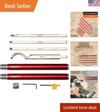 High-Quality Woodturning Tools: 9 PCS Set with Adjustable Stainless Steel Shank