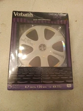Verbatim DVD+R Recordable Digital Movie 3 Pack 4.7GB 120min 4X Speed Vitesse NEW