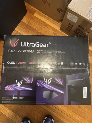 LG UltraGear 27GX704A-B 27 Inch Glossy OLED QHD 240Hz Gaming Monitor