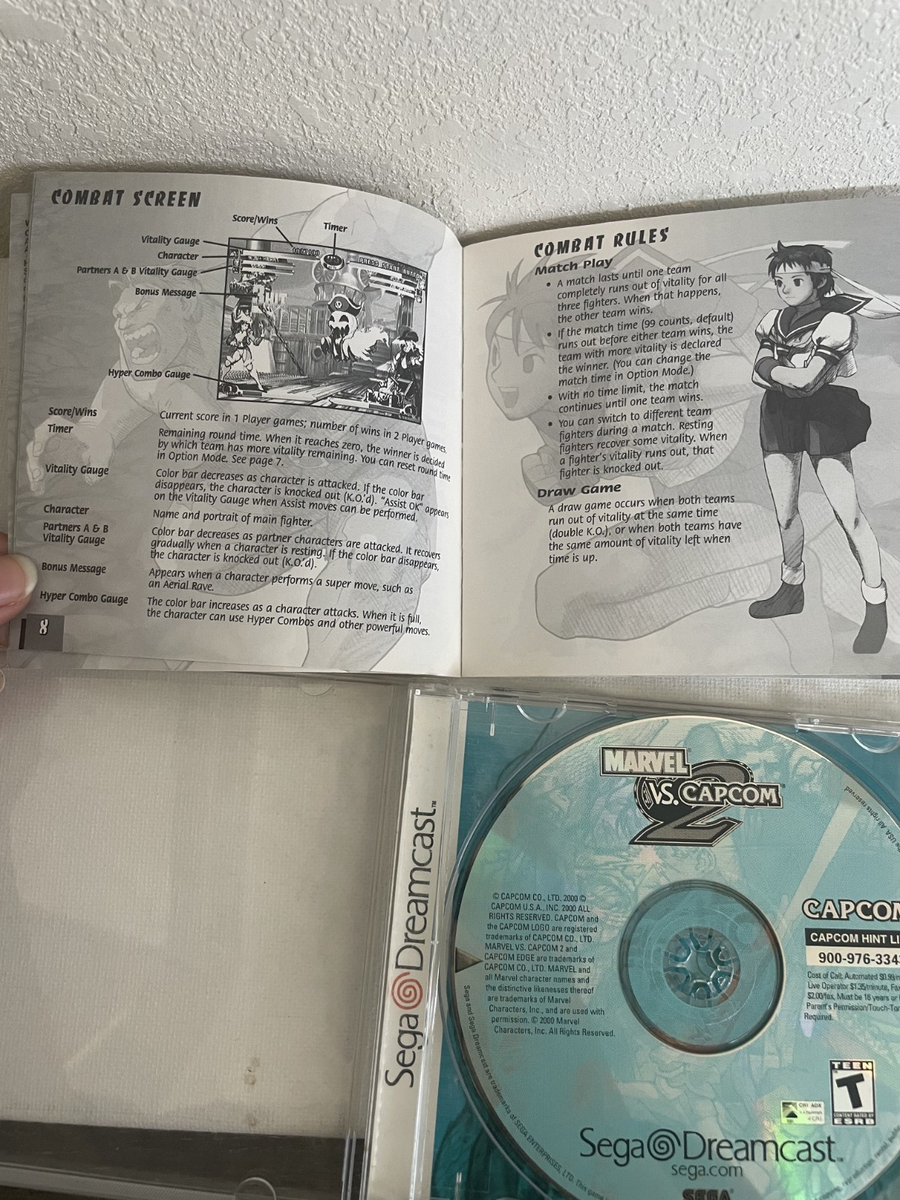 Marvel vs. Capcom 2 (Dreamcast, 2000) for sale online | eBay