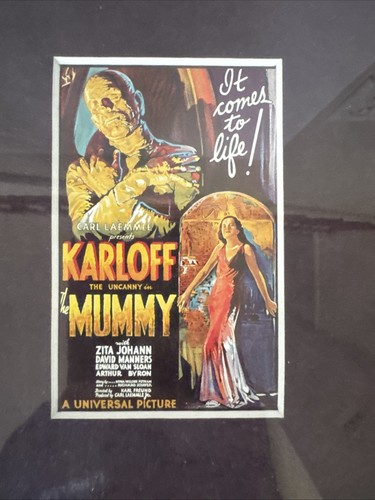 Small Framed Movie Poster Cards Dracula King Kong Invisible Man - Picture 4 of 7
