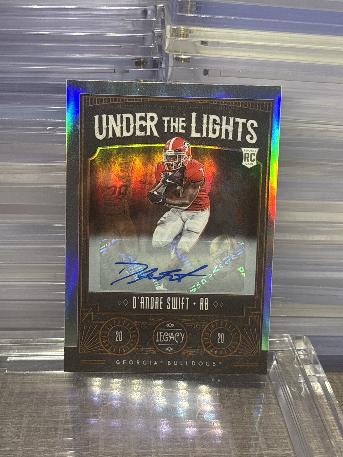 D'Andre Swift Panini Legacy Under the Lights #ULDS Silver