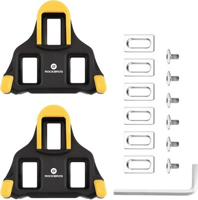 ROCKBROS Bike Cleats - Compatible with Shimano SPD Pedal Cleats, 6 Degrees Float