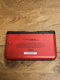 Nintendo 3DS XL Red Console English US Version Screen Issues