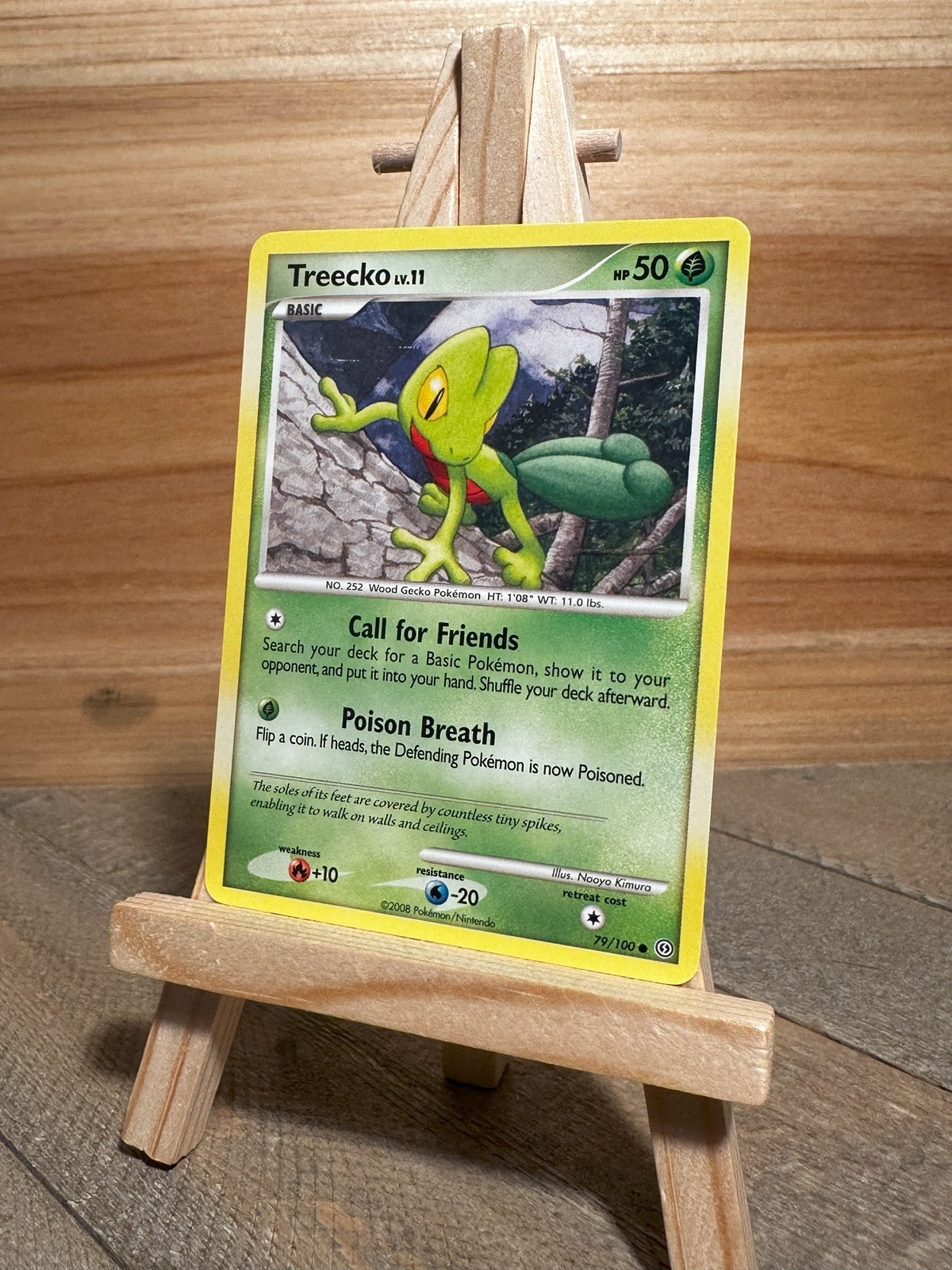 Pokemon Stormfront Common Treecko #79/100 Near Mint or Better