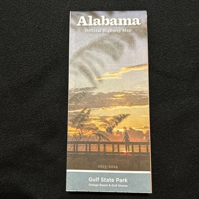Alabama Official Highway Map 2023-2024