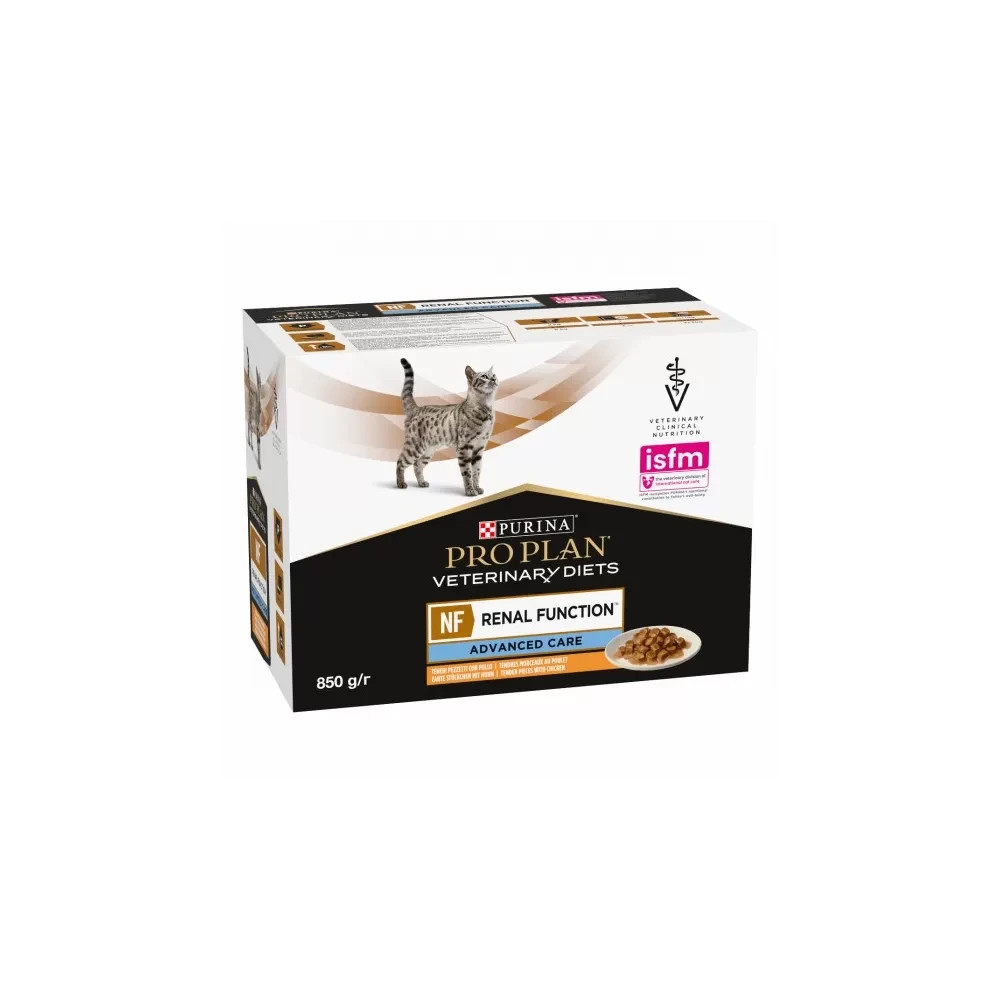 Purina Pro Plan Veterinany Diets Gatto Umido NF Renal Function Pollo 10 x 85g