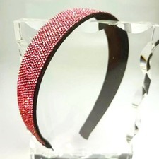 Rhinestone Headband Fashion Wedding Party Crystal Headbands Pink Head Band Gift
