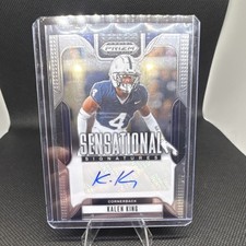 Panini 2025 Prizm Draft Sensational Signatures Kalen King Auto #SS-KKG