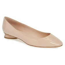 Kate Spade New York Women's Fallyn Tusk Nude Patent Leather Shoes Flats, US 6.5M