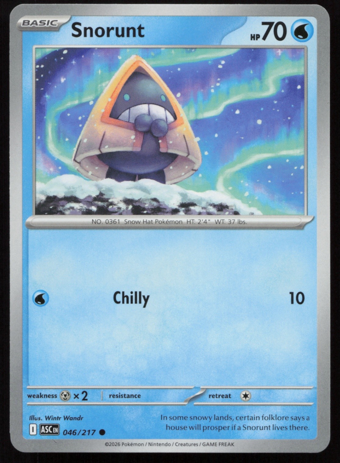 Snorunt Normal Common ME: Ascended Heroes 046/217 NM