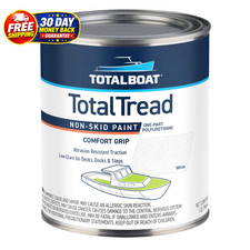 Totaltread Non-Skid Deck Paint, Marine-Grade Anti-Slip Traction Coating for Boat