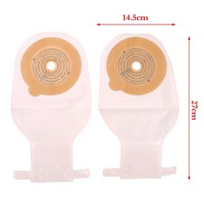 10Pcs Colostomy Bags 25-60mm Stoma Pouch Bags One-piece Open Clip Ostomy B~hg