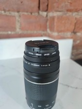 Canon EF 75-300mm f/4-5.6 III Lens with HOYA UV(O) Japan Filter