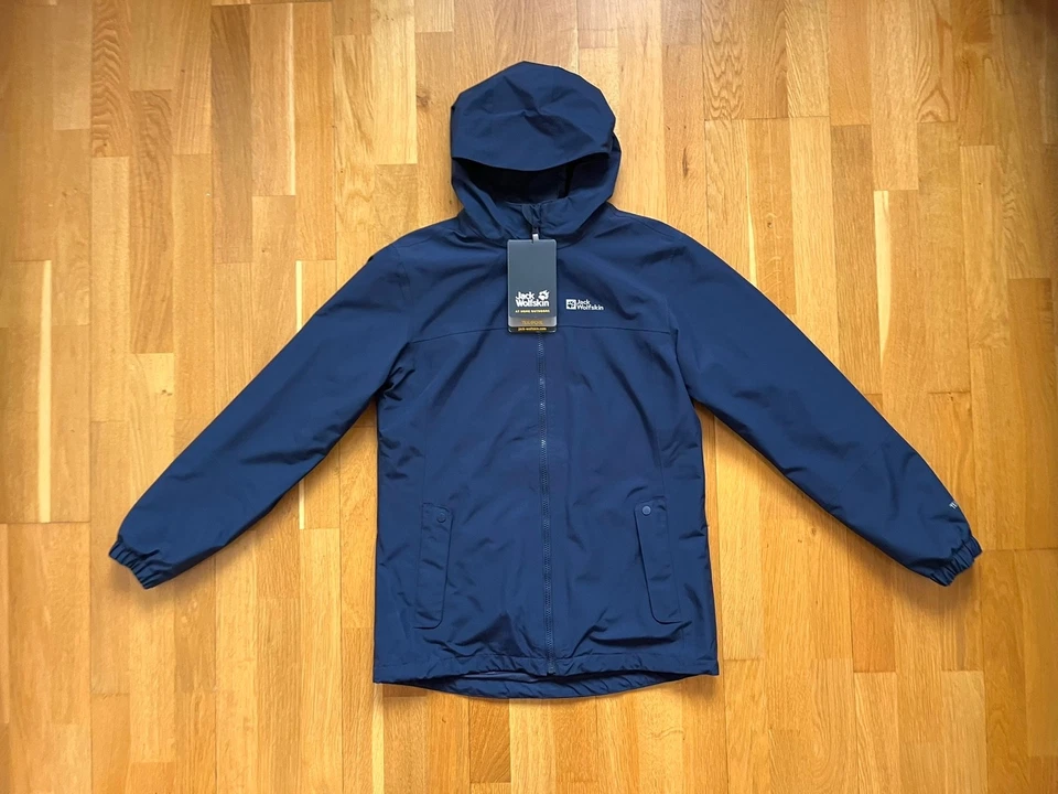 NEU: Jacke JACK WOLFSKIN Iceland Girls 3in1 Jacket (NP 119€) Night Blue, Gr. 164