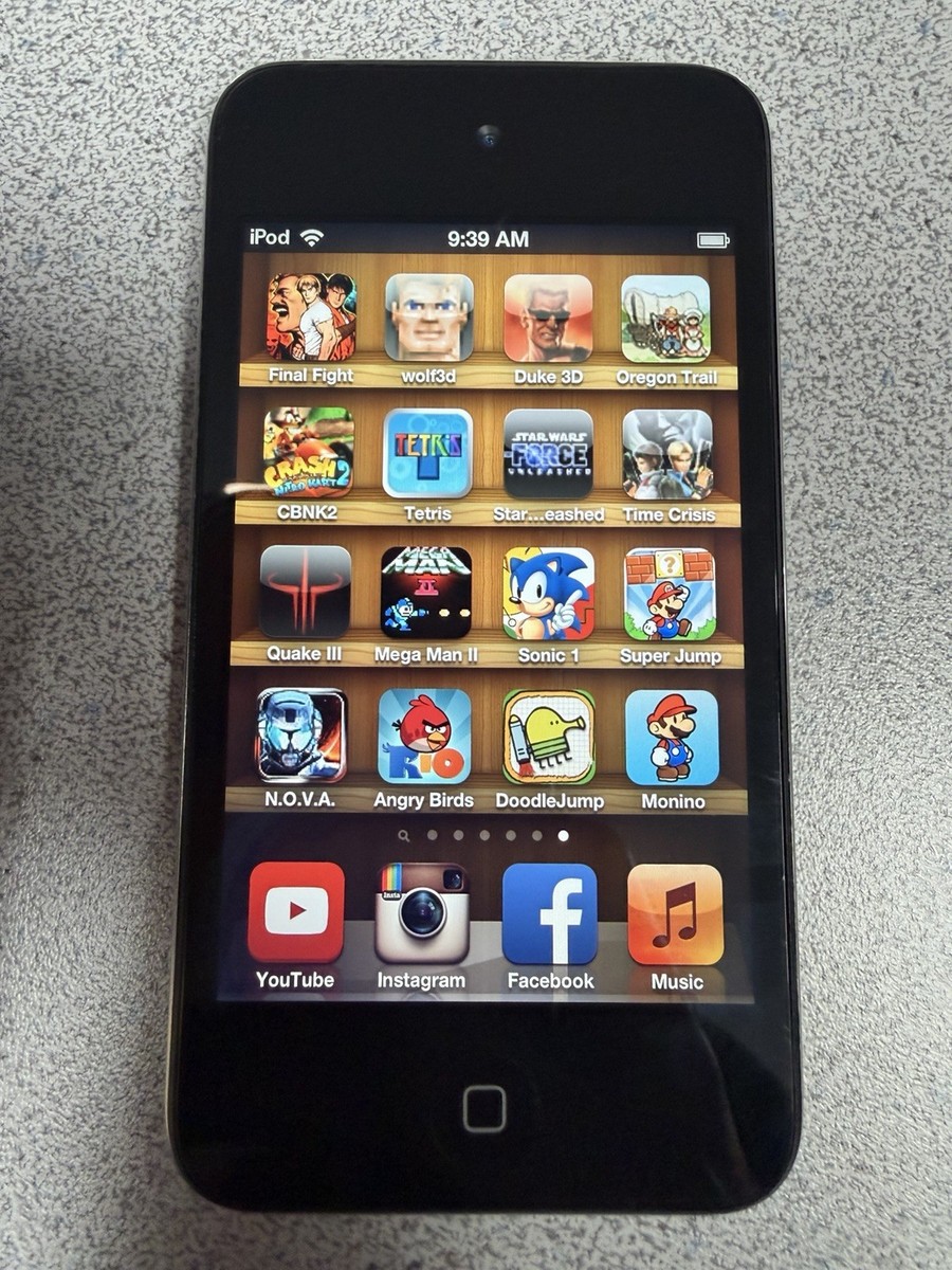 Apple iPod touch 4th 8GB Retro Games Resident Evil COD Zombies