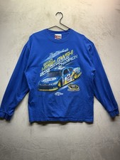 Brad Keselowski 2012 NASCAR Champion Shirt Mens Large Blue Chase Authentics Long