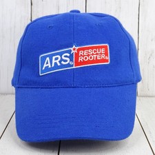 ARS Rescue Rooter Vintage Hat Adjustable Blue Snapback