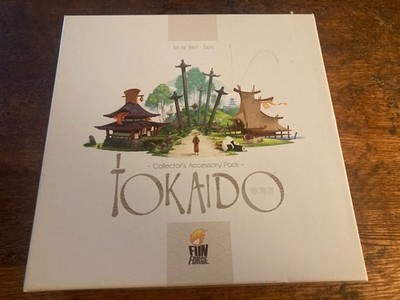 Funforge Board Game Tokaido Collector's Accessory Pack Box. 99% Complete