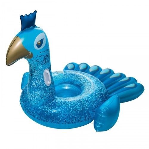 Bestway Inflatable Ride On Pretty Peacock Pool Rider Float