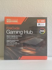 Seagate FireCuda 8TB RGB External Gaming Hub Hard Drive New Sealed