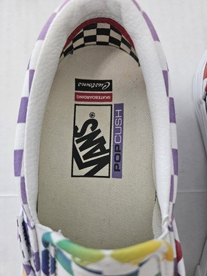 Vans Rainbow Checker SKATEboard Classics CUSTOMS Duracap Popcush M 5.5 W 7.5 Vans Rainbow Checker SKATEboard Classics CUSTOMS Duracap  main image 3