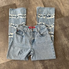 Vintage Zana Di Girls 100 Cotton Light Wash Flare Jeans Sz 12