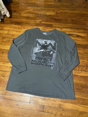 Call Of Duty Modern Warfare Men s Graphic Promo Long Sleeve Shirt Size XXL 