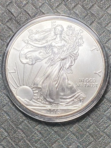 2012 American Eagle Silver Dollar!! BU!! LUSTROUS GEM MINT STATE!!