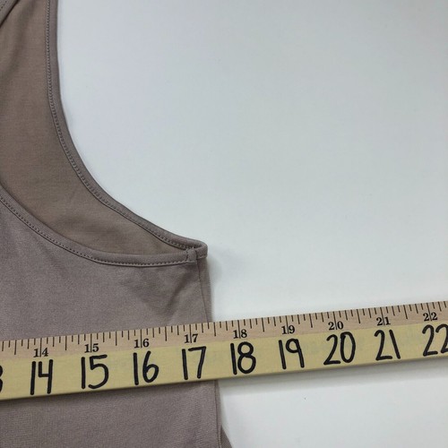 Max Mara NEW Large Silk Blend Sleeveless Tank Top Pullover Beige Mauve - Picture 9 of 11