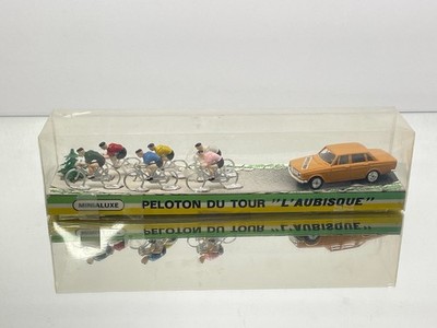 MINIALUXE VOLVO 144 SEDAN PELOTON TOUR DE FRANCE -ORANGE 1:43 rare- GOOD IN BOX