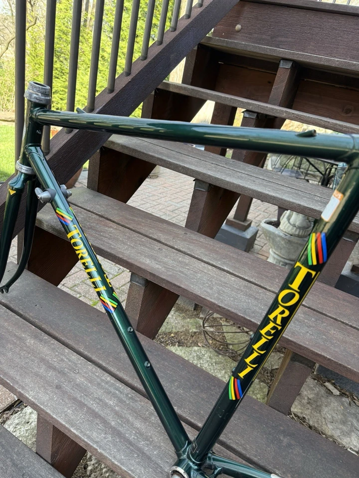 TORELLI ITALIAN LUGGED COLUMBUS STEEL FRAME SET 58cm - Image 4 of 4