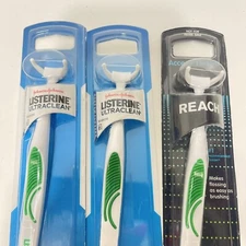 1 Reach 2 Listerine  Daily Flosser Floss Stick With 3 Floss Head Refills Each