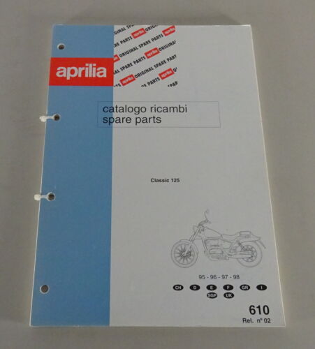 Catálogo de repuestos/catálogo de repuestos Aprilia Classic 125 de 1995 - 1998 - Imagen 1 de 6
