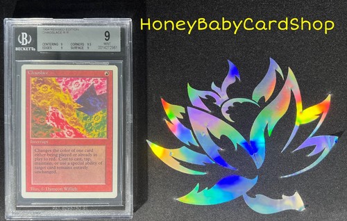 MTG 3rd Edition Revised 1994 Chaoslace BGS 9.0Q+ (Quad+) MINT Old School 93/94 - Picture 4 of 6