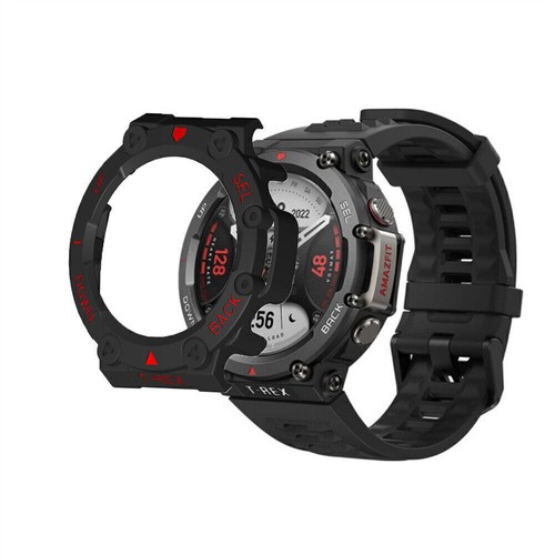 Silicone Band Strap Watch Case for Huami Amazfit T-Rex 2/T-Rex Pro/T-Rex Ultra - Picture 115 of 257