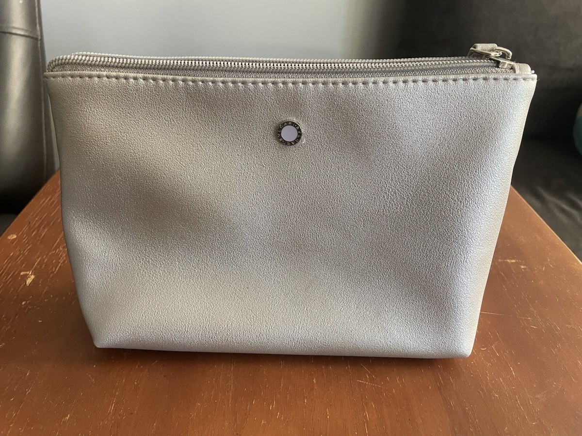 BVLGARI ポーチ Bvlgari Parfums Elegant Blue Pattern Pouch Makeup Bag Clutch