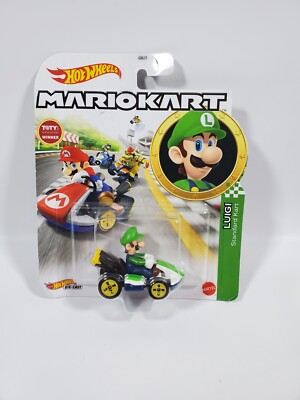 Hot Wheels – Super Mario Bros – Luigi (GLP37) – Van De Mario Kart-serie, Geschikt Voor 3+ Jaar, Afkomstig Uit Thailand Super Mario Bros Speelgoedauto