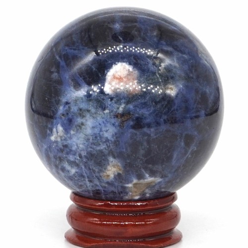 47-50mm Natural Blue Sodalite Crystal Reiki Healing Sphere Gemstone Ball - Picture 56 of 61
