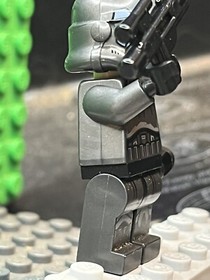 LEGO Star Wars Shadow Stormtrooper Shadow Trooper Minifigure Sw0603 Torso Crackd