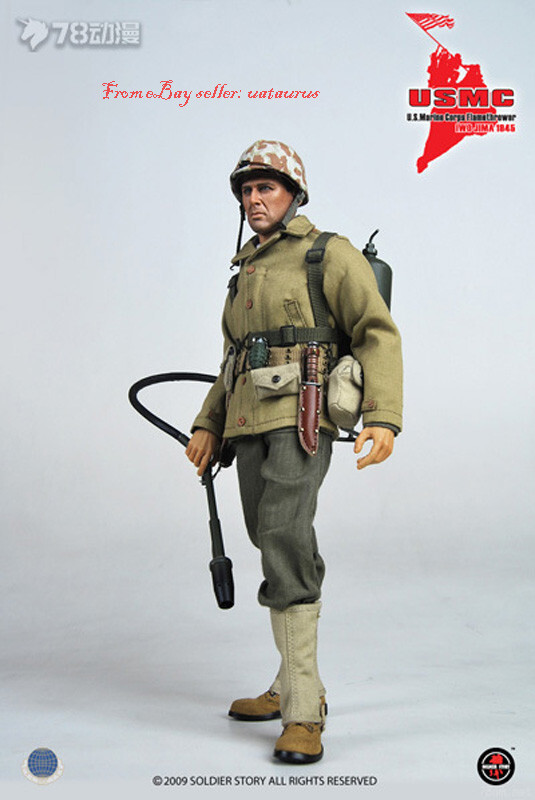 Perfect SoldierStory Ss035 1/6 WWII U.S. MARINE CORPS FLAMETHROWER