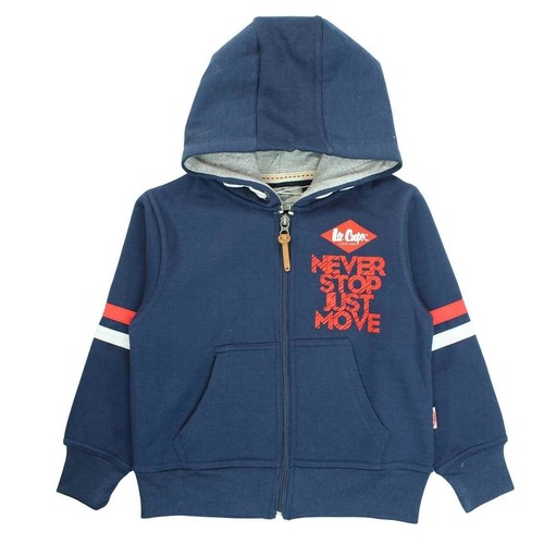 Chaqueta con Capucha Garçon. Lee Cooper. Azul Marine. Regalo para Niño De 4 - 第 1/7 張圖片