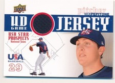 NICK PEPITONE 2009 UPPER DECK UD GAME JERSEY PATCH #GJU-35 USA BASEBALL MINT