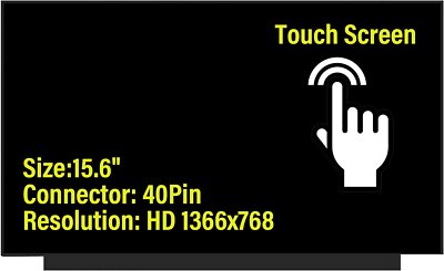 B156XTK02.0 15.6" LED LCD HD Matte On-Cell Touch Laptop