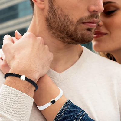 2er-Set Freundschaftsarmbänder Aus Edelstahl - Personalisierbar Für Beste Freundinnen