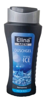 NORDIC ICE Duschgel Elina Med Men 300 ml 2 in 1 Shampo & Körper REFRESHING