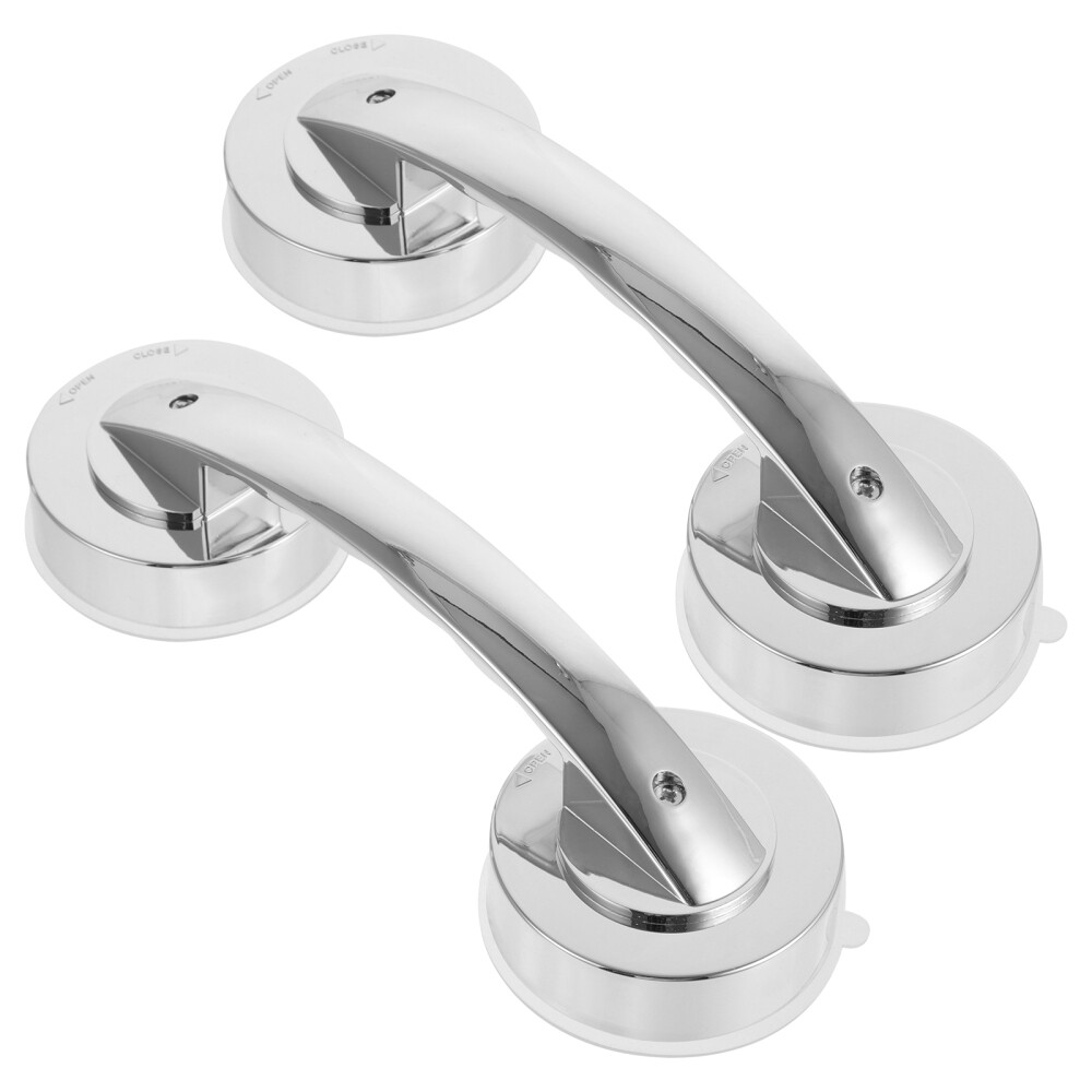 2Pcs Non-Slip Shower Grab Rail Balance Assist Safety Handle Bar