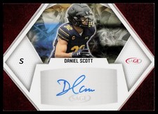 2023 SAGE Low Series - Autographs Daniel Scott #A-DS Red (AU, RC) UC Berkley