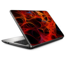 Universal Laptop Skins Wrap for 14" - orange fire