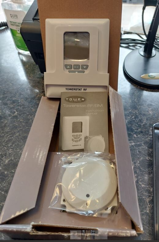 Tower towerstat RF/BM RF wireless room thermostat baxi potterton vokera  ferroli | eBay